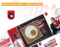 Social media posts - Terrific coffee