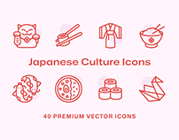 40 Japanese Culture Icons