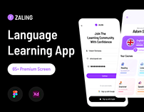 Language App UI Kit - ZALING