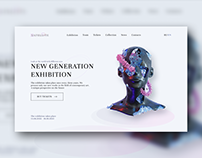 Landing page Exhibition