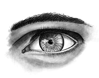 Fresco Eye Sketch