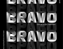 SVG BRAVO font