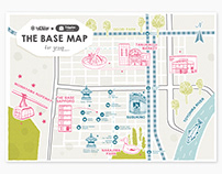THE BASE Hotel Map for group.