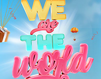 AllType 3D Concept | We are the world