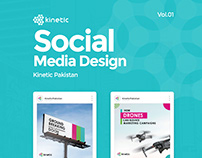 Kinetic Pakistan - Social Media Design Vol.01
