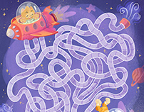 Illustrations of Fun Mazes