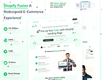 Marketing Landing Page - Shopify Fusion E-Commerce