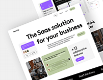 SaaS Landing Page - Collaborative Solution