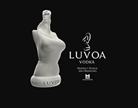 Luvoa Vodka Product Design and Branding