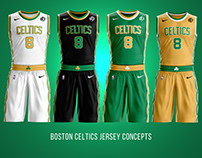 boston celtics uniform design