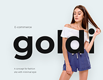 E-Commerce for the Ukrainian Clothing Brand Goldi
