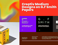 Creativ Medium x G.F Smith Papers & Colorplan Papers