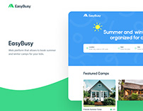 EasyBusy. Summer Camps Web Platform