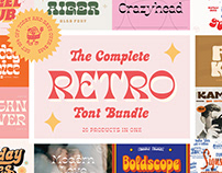 The Complete Retro Font Bundle