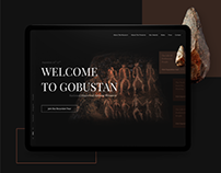 Landing page design (Gobustan Preserve-Museum). concept