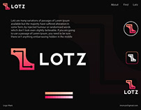 Lotz Logo Design for Technology-Modern-Brand identity
