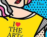 Dior | illustrations for Snapchat Geofilters