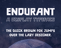 Endurant • A display typeface