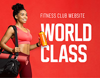 Fitness club website redesign