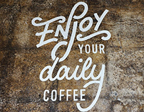 Your Daily Coffee lettering