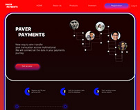 LANDING PAGE DESIGN FOR FICTIONAL PAYMENTS COMPANY