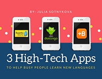3 HighTech Apps to Help Busy People Learn New Languages
