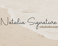 Natalia Signature - handwritten script font