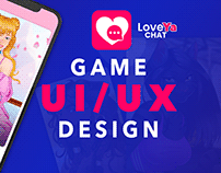 Dating simulator game UI/UX Design