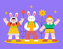 Easter Day illustrations and designs for Freepik