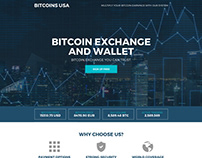 Best Bitcoin Cryptocurrency landing page designs