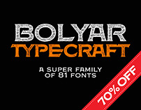Bolyar TypeCraft Super Font Family