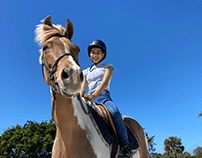 Daughter On a Horse (Photography)