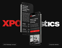XPO Logistics - Corporate website redesign