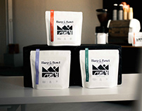 Harp and Bowl Coffee Co. / Branding + Packaging