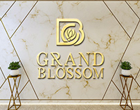 Banquet Hall Logo Design & Branding - Grand Blossom