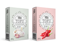 Projekt graficzny opakowania Tofu Only Vege