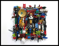 TOYBOX ART using Recycled Plastic