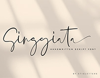 Show More Singgiata - Handwritten Font