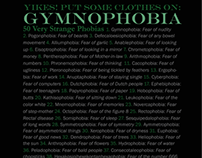 Gymnophobia: A List of 50 Strange Phobias