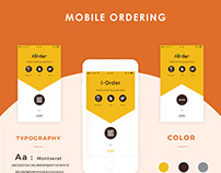 Mobile Ordering home screen