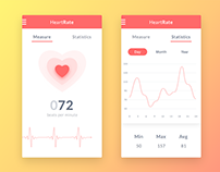 Heart Rate Monitor App & Animation