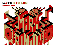 Mark Ronson Augmented Reality poster for Adobe MAX 2017