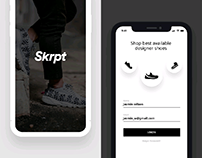Skrpt - A mobile app ui design for E Commerce