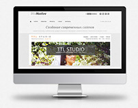 The design concept of the corporate website DivMotive