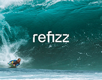 Refizz - refillable body wash brand identity
