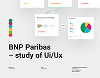 BNP Paribas - UI/UX design