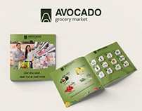 Avocado Grocery Market/ Social Media & Brochure Design