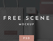FREE PSD Scene Mockup