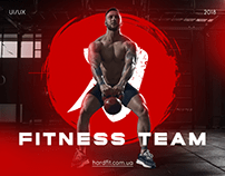 HardFit — Corporative Page for Fitness Team