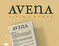 Avena Fırın & Kahve Menü Design